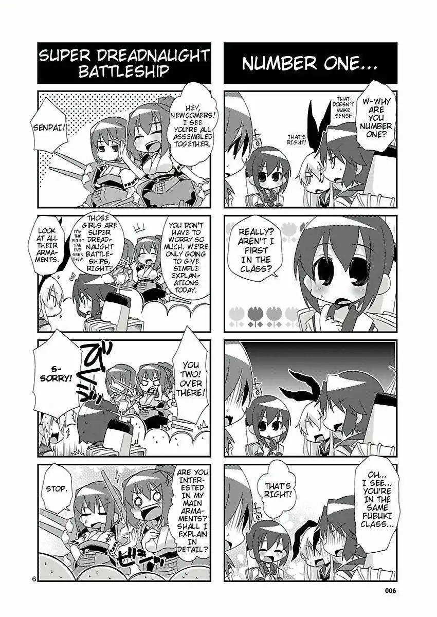 Kantai Collection - Kankore - 4-koma Comic - Fubuki, Ganbarimasu! Chapter 1 6